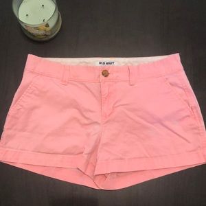 Hot pink old navy shorts